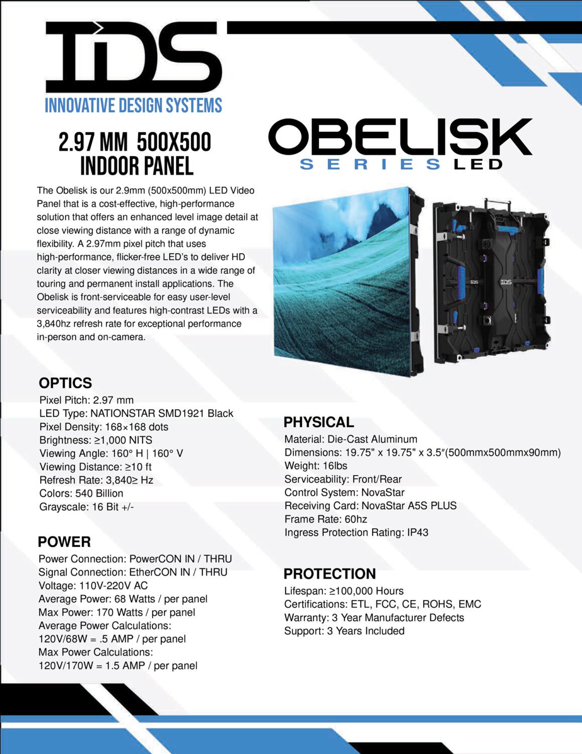 obelisk led screen